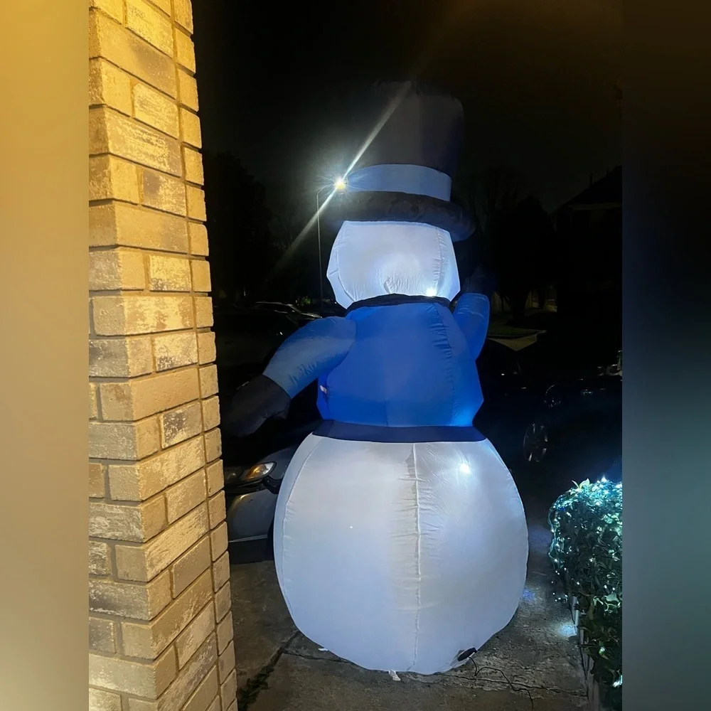 Festive Snowman Inflatable Holiday Decor